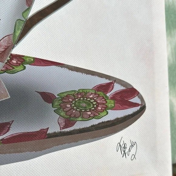 Charming Black Cat in Floral Teacup Art Print - Picture 5 of 6